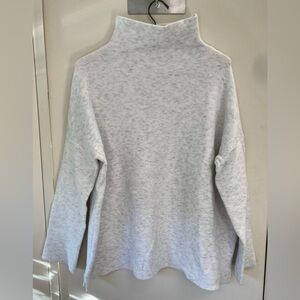 J. Jill Light Gray Turtleneck Sweater